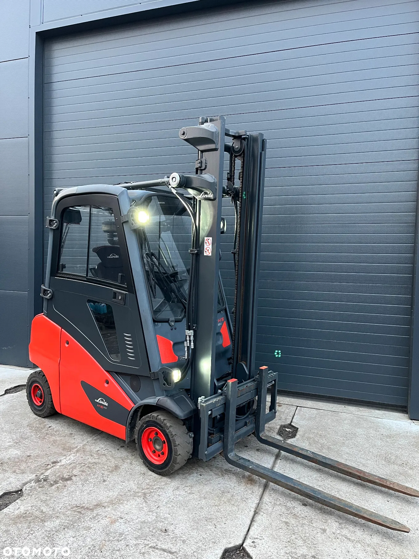 Linde H16-T Gaz LPG, Pełna kabina, Przesuw boczny, maszt Standard - 6