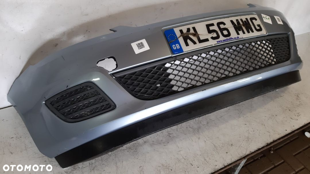 + ZDERZAK PRZÓD PRZEDNI DO FORD FIESTA MK6 VI LIFT FL J4 BŁĘKITNY - 2