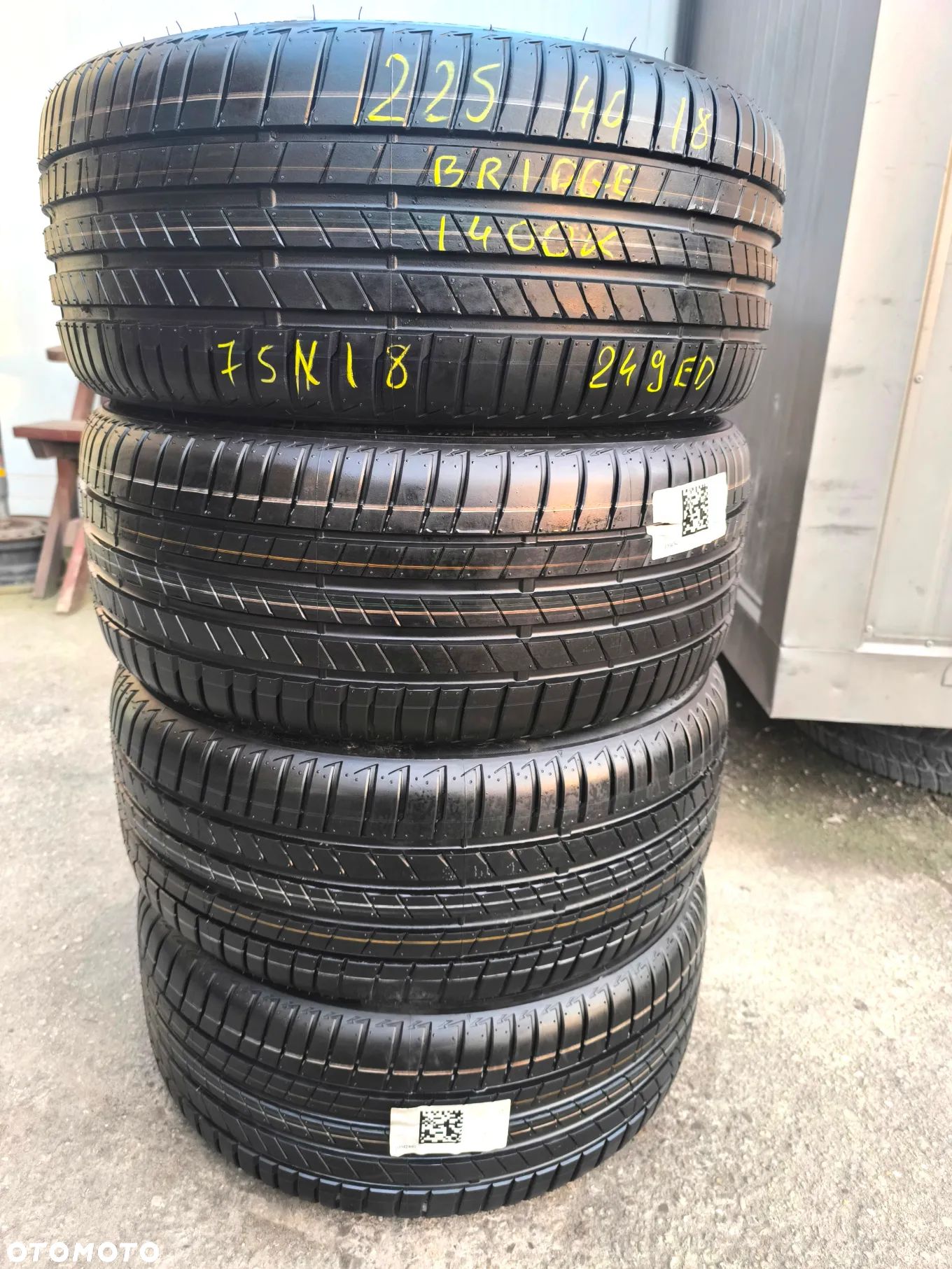 225/40R18 92Y Opony Letnie Lato BRIGDESTONE TURANZA T005 AO NOWE Legnica ALU-RAD 225/40 - 1