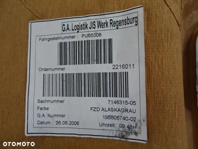 PODSUFITKA PODSUFITÓWKA BMW E87 HB 5D NR177 - 11