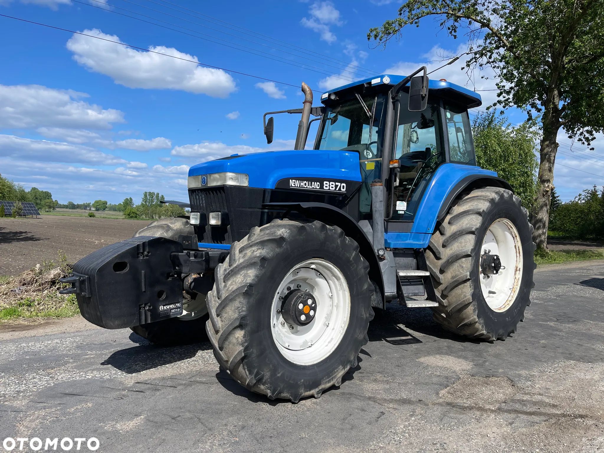 New Holland Ciągnik rolniczy traktor New Holland 8870_Ford 8970_W pełni sprawny_Klimatyzacja,Pneumatyka,Komplet zaczepów i obciążników - 1
