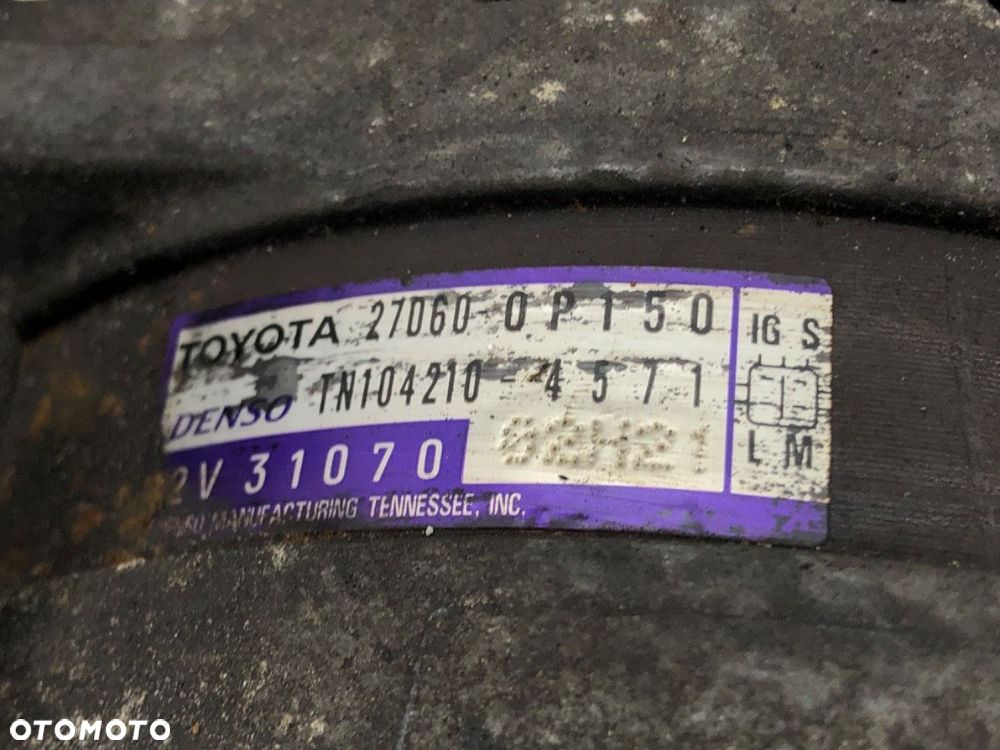 ALTERNATOR - 344.00 PLN - LEXUS RX (_U3_) 2003 - 2008 350 (GSU30_) 203 kW [276 KM] benzyna 2006 - - 4