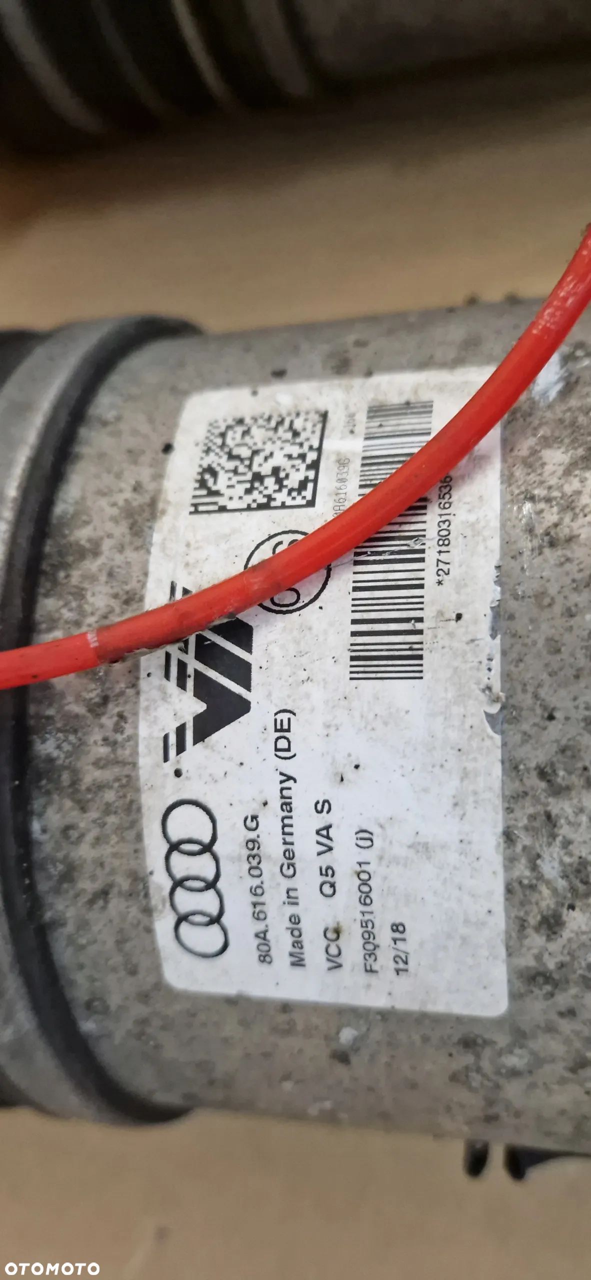 AUDI Q5 II 80A AMORTYZATOR PNEUMATYCZNY LEWY PRAWY PRZÓD PRZEDNI - 5