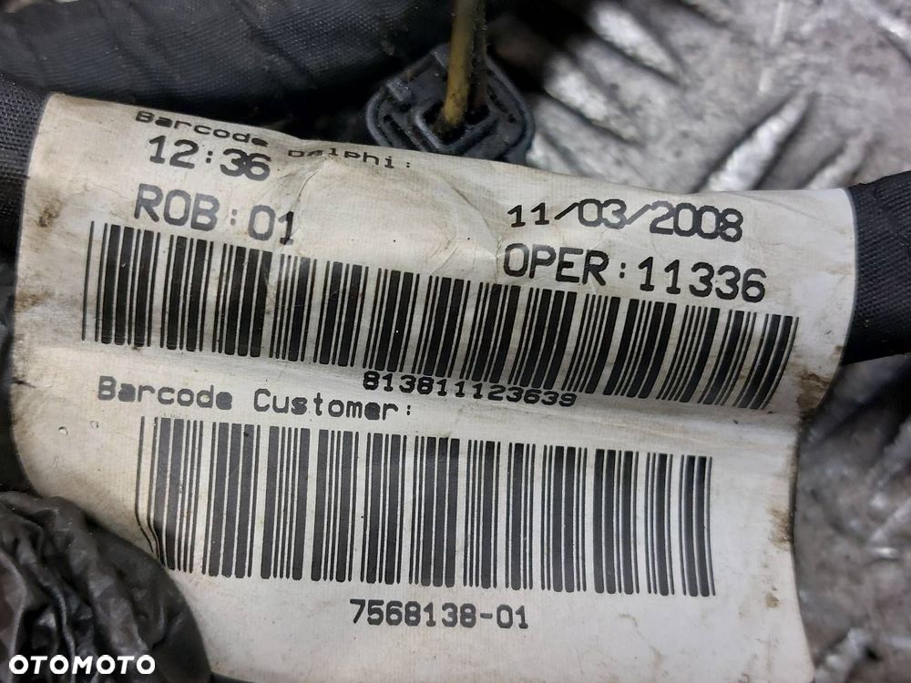 WIĄZKA OKABLOWANIE SILNIKA PEUGEOT 207 I 1.4 16V 8FS 9664525280 - 3