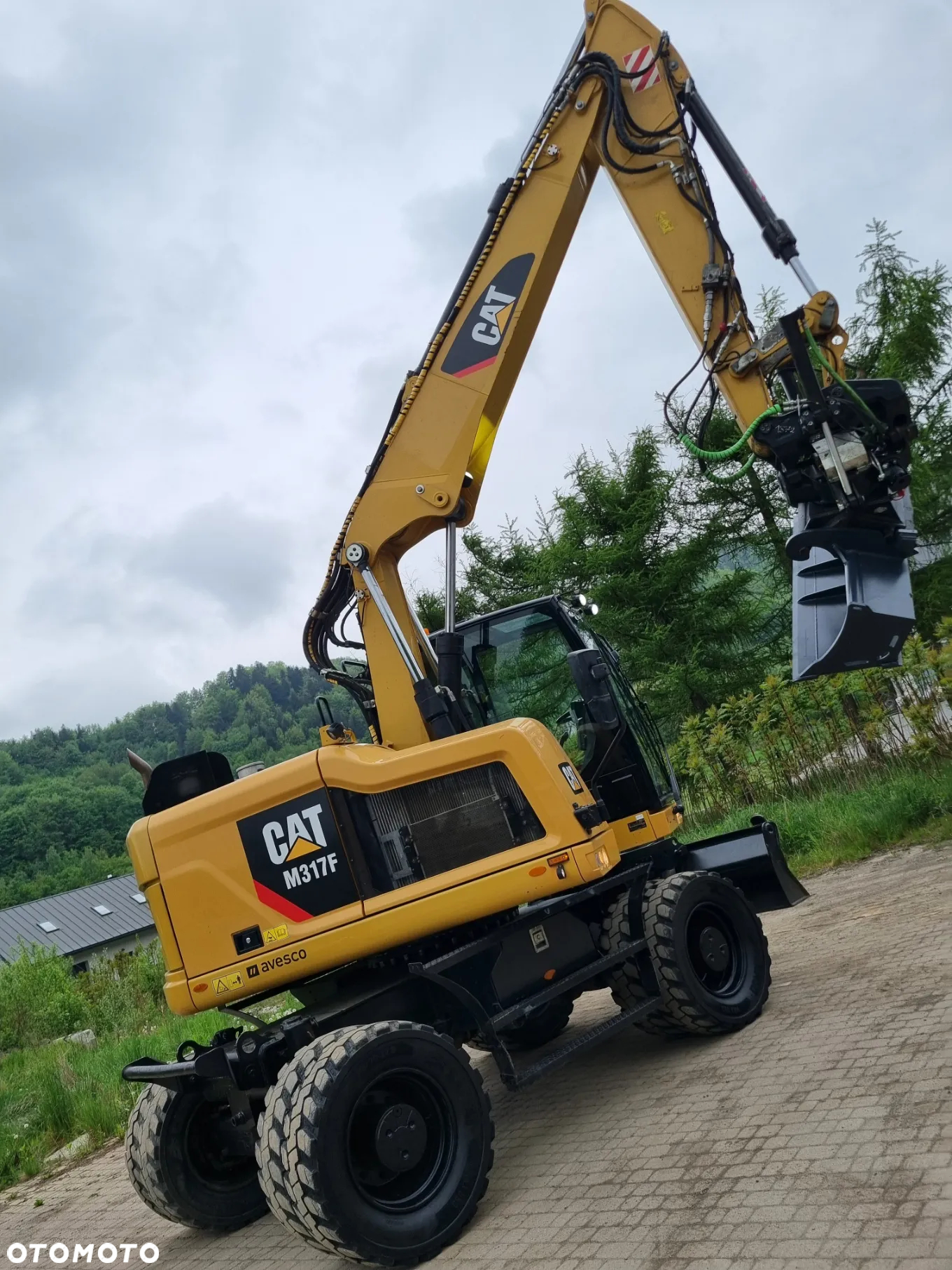Caterpillar M317F Koparka Gąsienicowa 19 ton z Głowicą Obrotowo-Uchylną Steelwrist X20 Jak Nowa Z Norwegii - 38