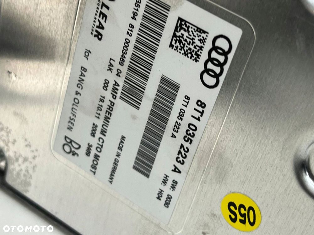 8T1 035 223 A zestaw nagłośnienia Bang&Olufsen coupe Audi A5 8T 8F - 6