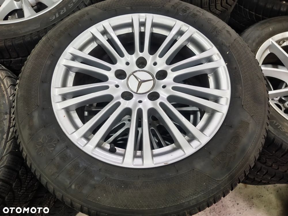 5x112 Felgi Aluminiowe Alufelgi Oryginalne 16 Mercedes Koła Zimowe Zima E KLASA W210 W211 W212 C W204 S W220 W140 W124 SLK R172 B W246 CLA W117 A117 A W176 4mm 22r. Legnica ALU-RAD 225/55 - 1