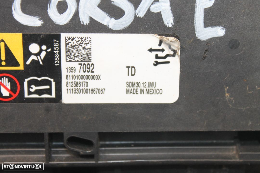 Centralina de Airbag Opel Corsa E - 2