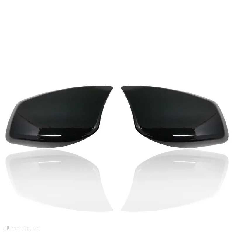 Set Capace Oglinzi Batman M BMW Seria 5 E60 E61 E63 E64, Negru Lucios - 1