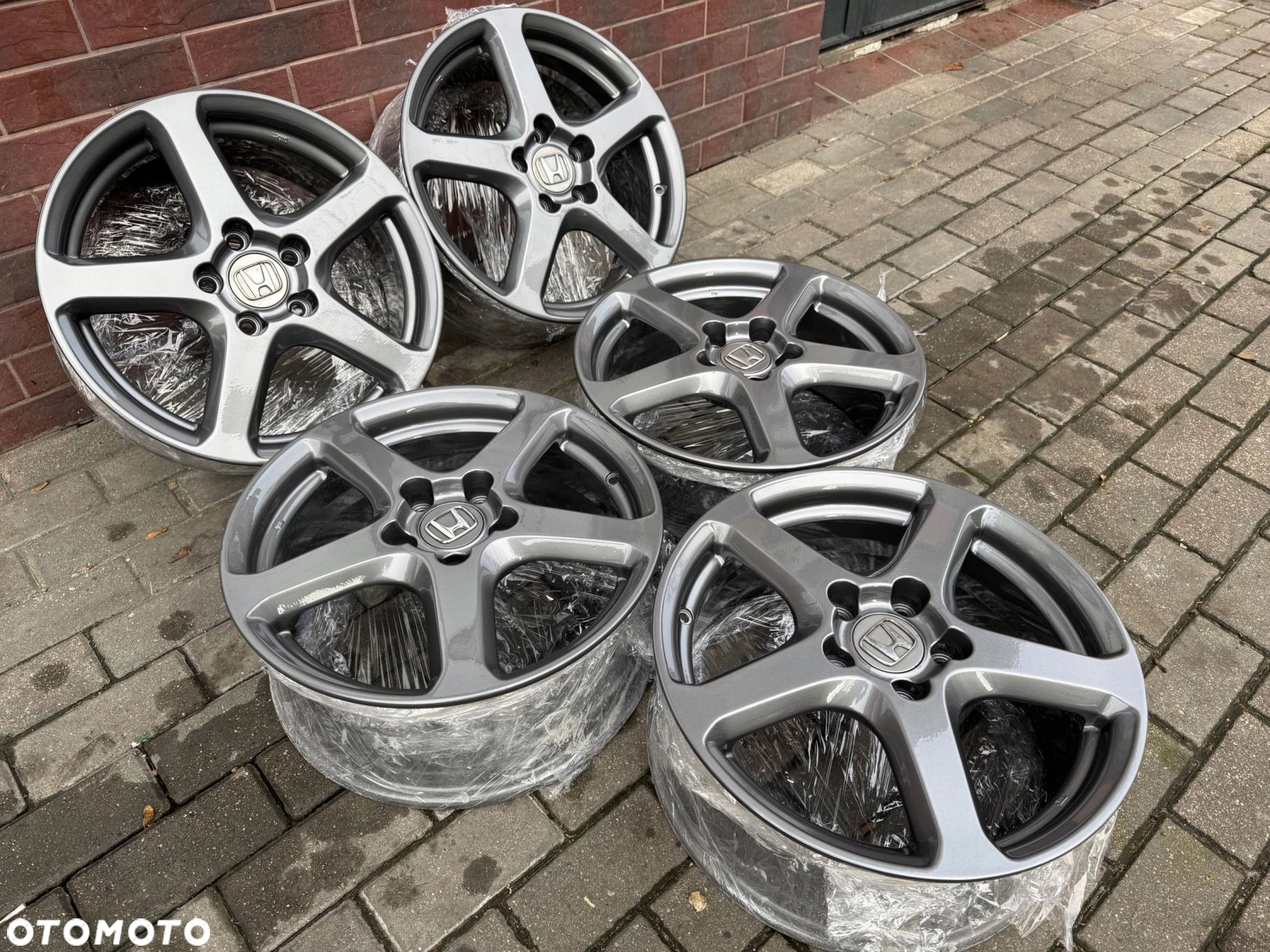 ALU FELGI 17 HONDA ACCORD TYPE S 7J ET55 ORYGINAŁ JAK NOWE 5 SZT CIVIC HRV - 5
