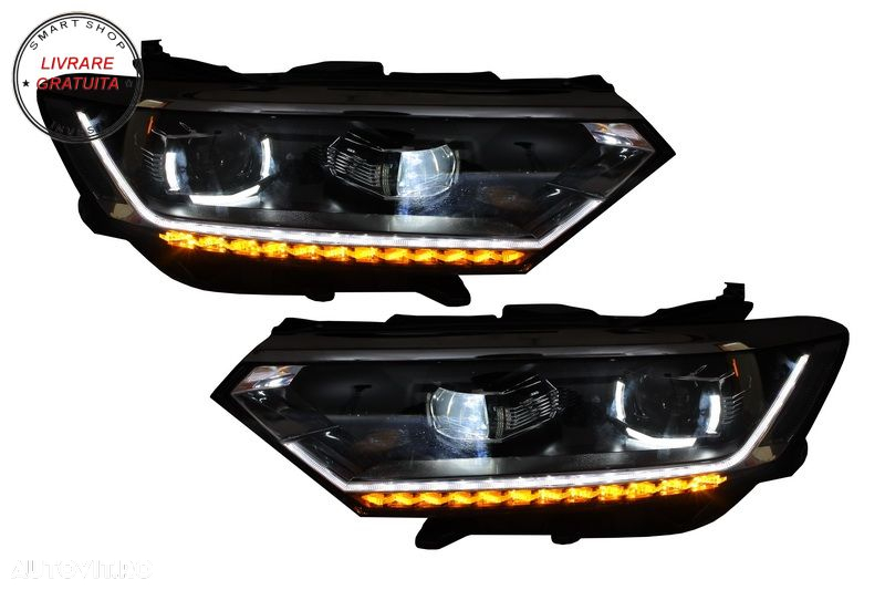 Faruri Full LED Dinamic VW Passat B8 3G (2014-2019) Matrix Look- livrare gratuita - 8