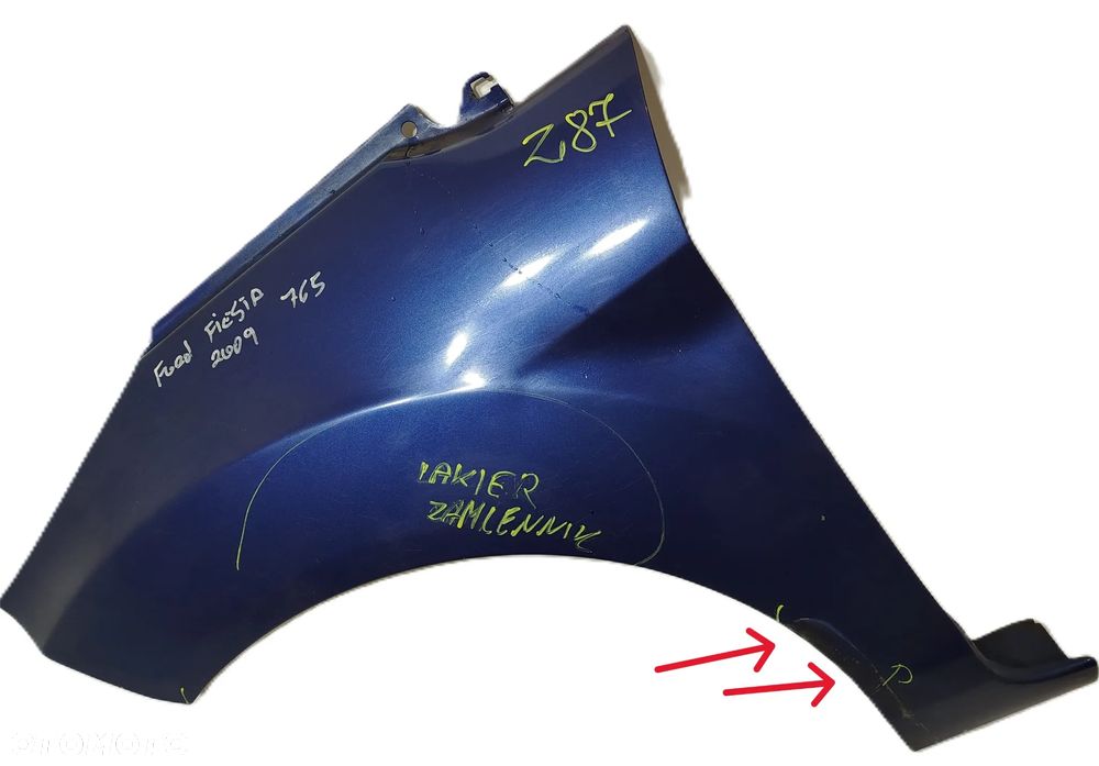 błotnik lewy przedni FORD Fiesta MK7 08-12 765 - 1
