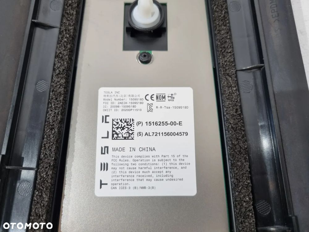 TESLA MODEL Y LISTWA SŁUPKA B KAMERA LEWA PRAWA 1516258-00-E 1516255-00-E - 4