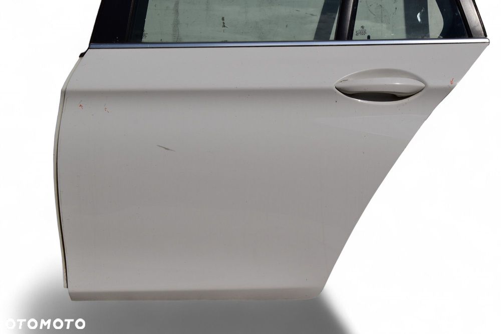 Drzwi Lewy Tył BMW 5 F11 KOMBI Lift 2012-2017 Kolor: 300 Alpinweiss - 3