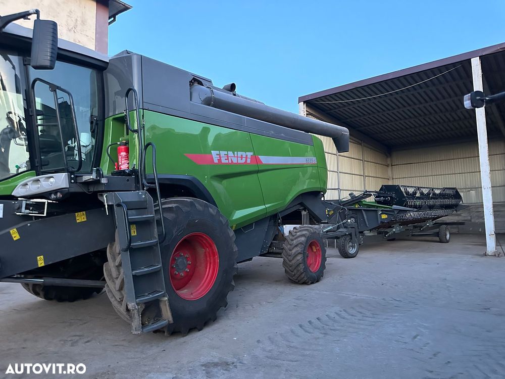 Fendt Combina FENDT 6335C 6,8m + Header Porumb si FS OLIMAC 8 - 13