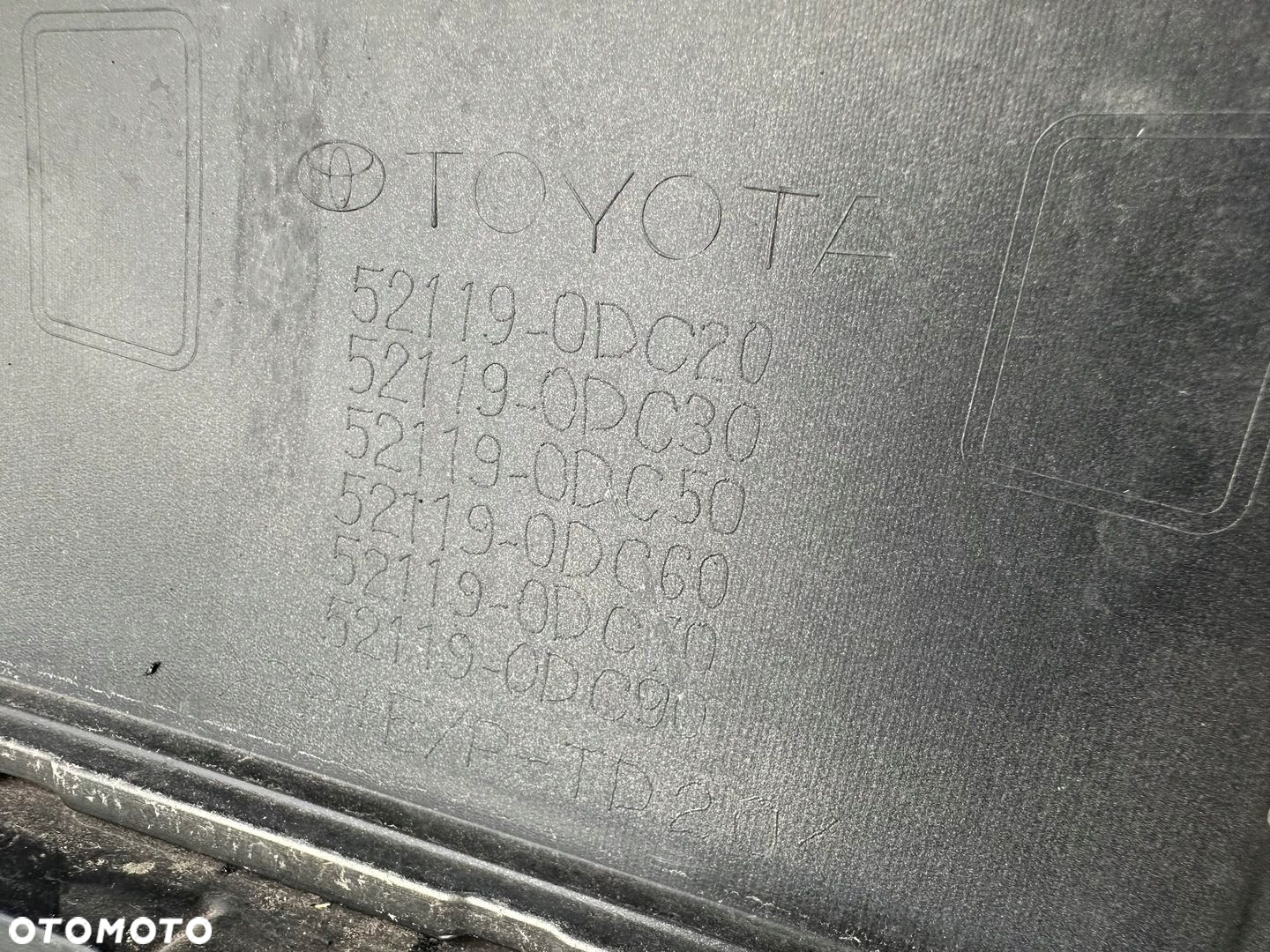 ZDERZAK PRZÓD PRZEDNI TOYOTA YARIS IV CROSS 52119-0DC20 CAŁY - 9
