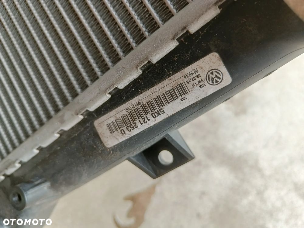 Chłodnica wody Skoda Octavia Superb Seat Altea Leon VW Golf Audi A3 5K0121253D - 12