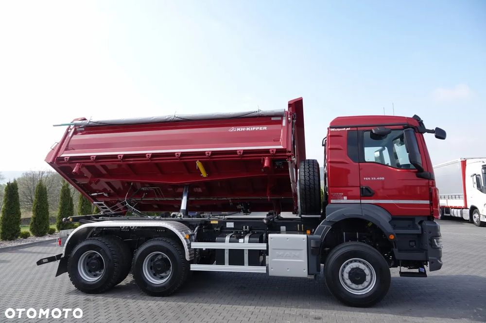 MAN TGS 33.480 / 6X6 / WYWROTKA 3 STRONNA / BORDMATIC / KH KIPPER / AUTOMAT / HARDOX  / BOGATA OPCJA / FABRYCZNIE NOWY / 2026 - 14