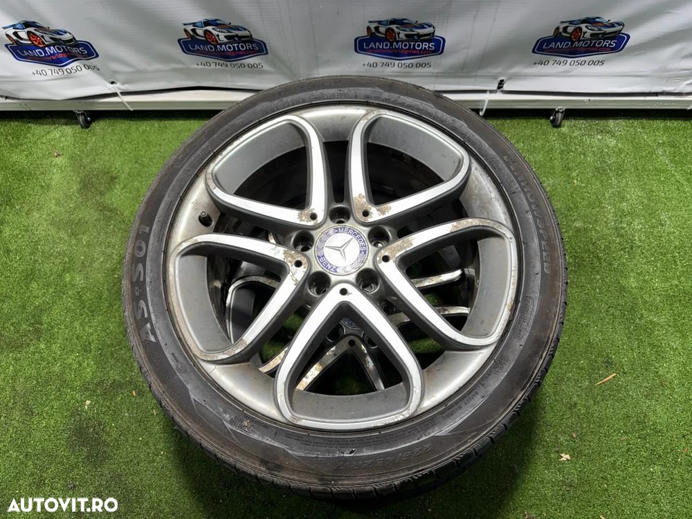 JANTE MERCEDES BENZ R17 / 5x112 / A200 / 225/45 ZR17 / ET 52,5 7,5JX17H2 + CAUCIUCURI (X4) - 3