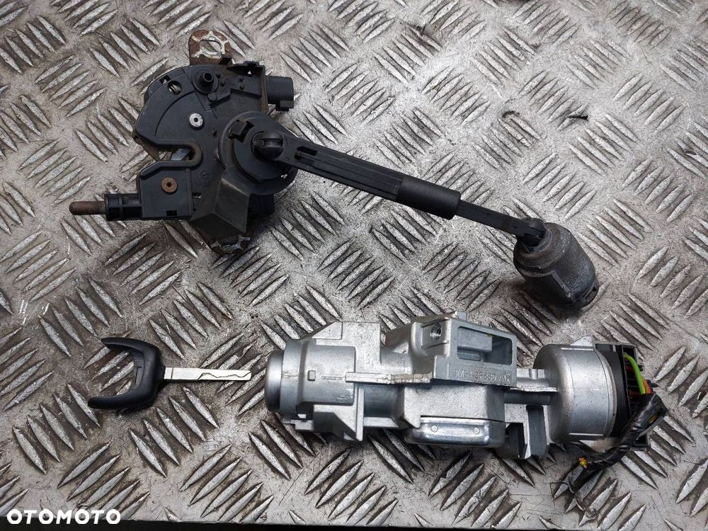 ZAMEK MASKI + STACYJKA + KLUCZYK FORD FOCUS MK2 3M51-16700-AC 3M51-3F880-AD - 1