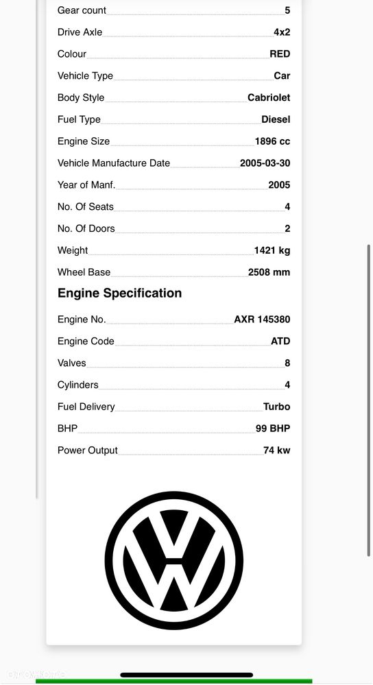 Skrzynia biegów vw EGS 1.9 - 5