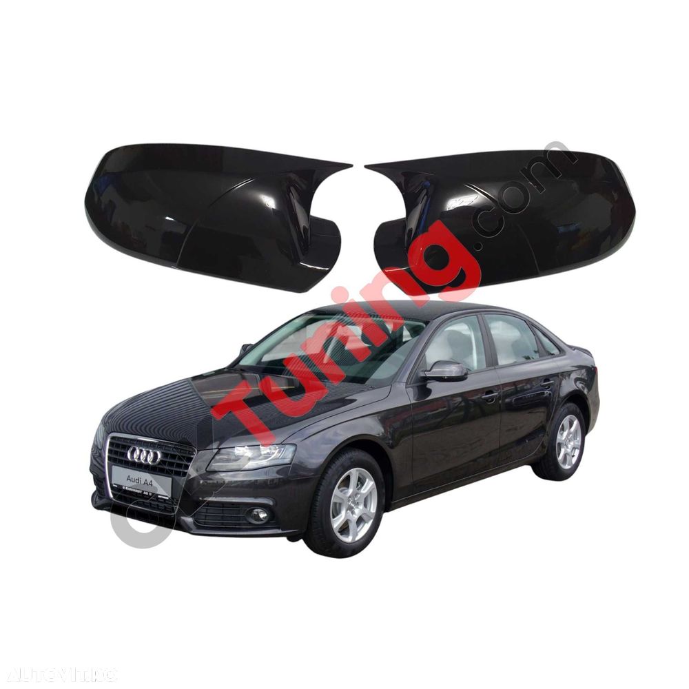 Capace oglinzi model Batman pentru Audi A4 B8 - 1