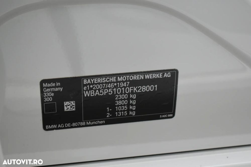 BMW Seria 3 330e AT PHEV - 20