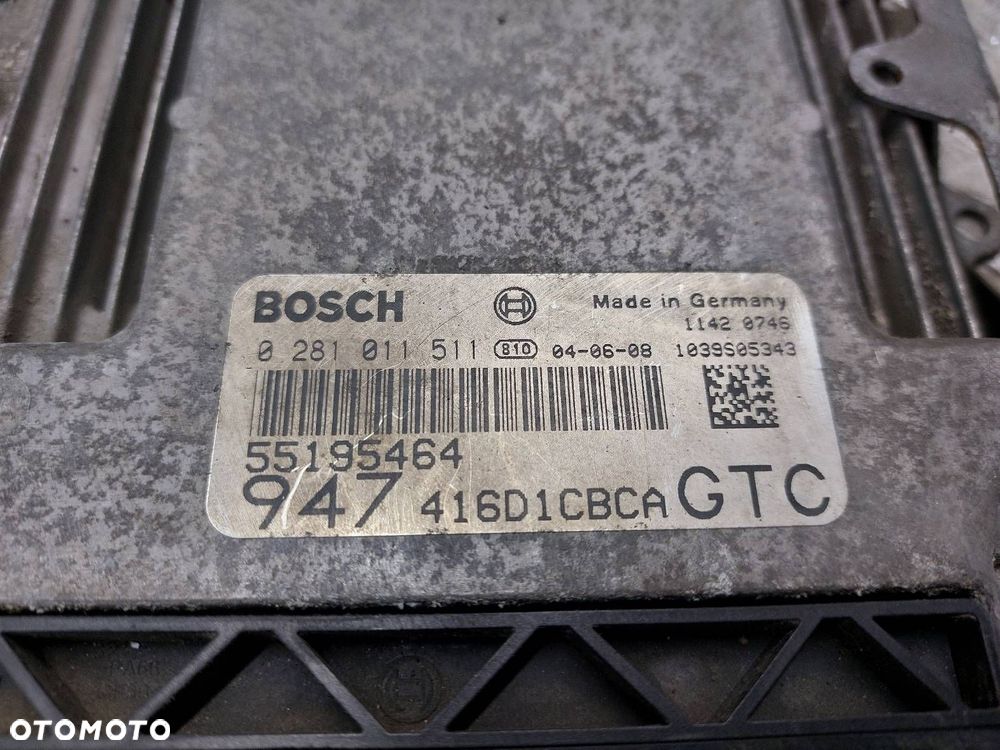 ZESTAW STARTOWY ALFA ROMEO GT I 1.9 JTD 55195464 60684628 51742420 - 2