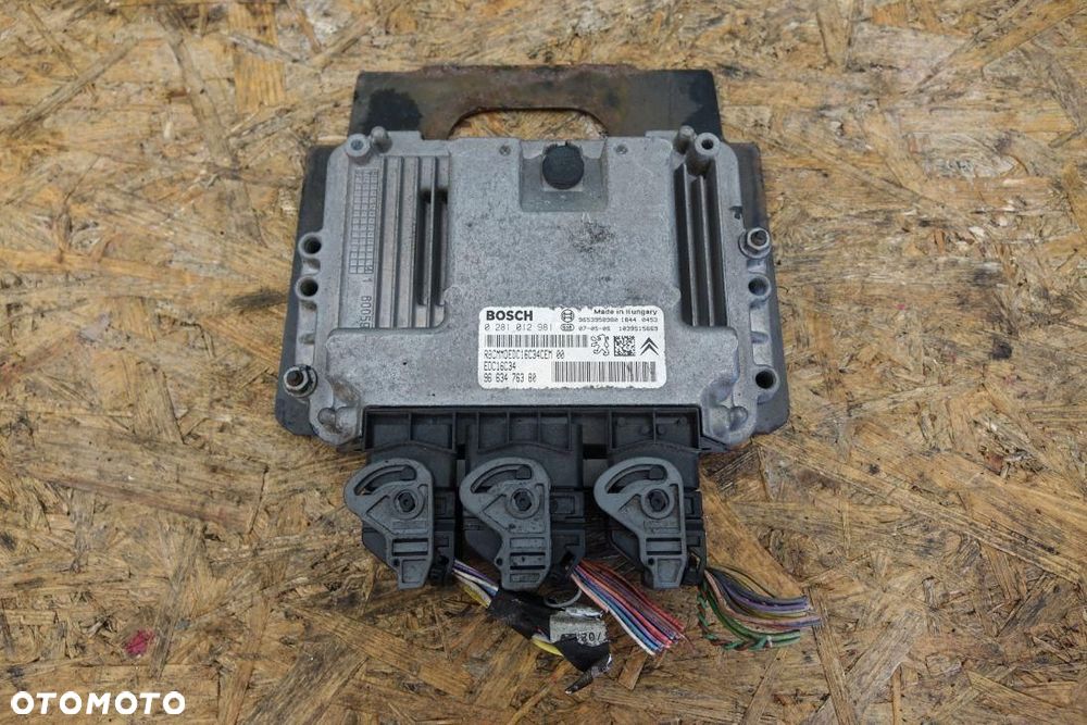 STEROWNIK SILNIKA KOMPUTER CITROEN PEUGEOT 9663476380 - 1