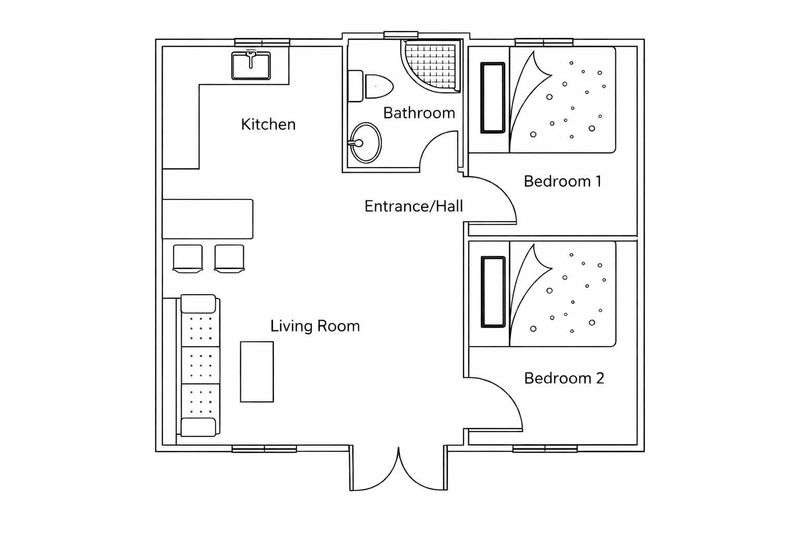Casa Modular Expansível Nova - 38m² - T2 - Pronta a Instalar - Grande imagem: 5/5
