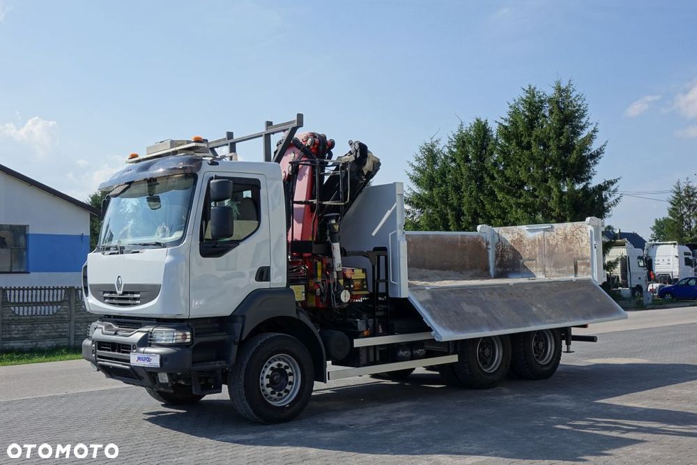 Renault KERAX 440 6X4 / MANUAL / WYWROTKA / DWUSTRONNA / KLAPO-DRZWI / HYDROBURTA / HDS FASSI F215C - 3