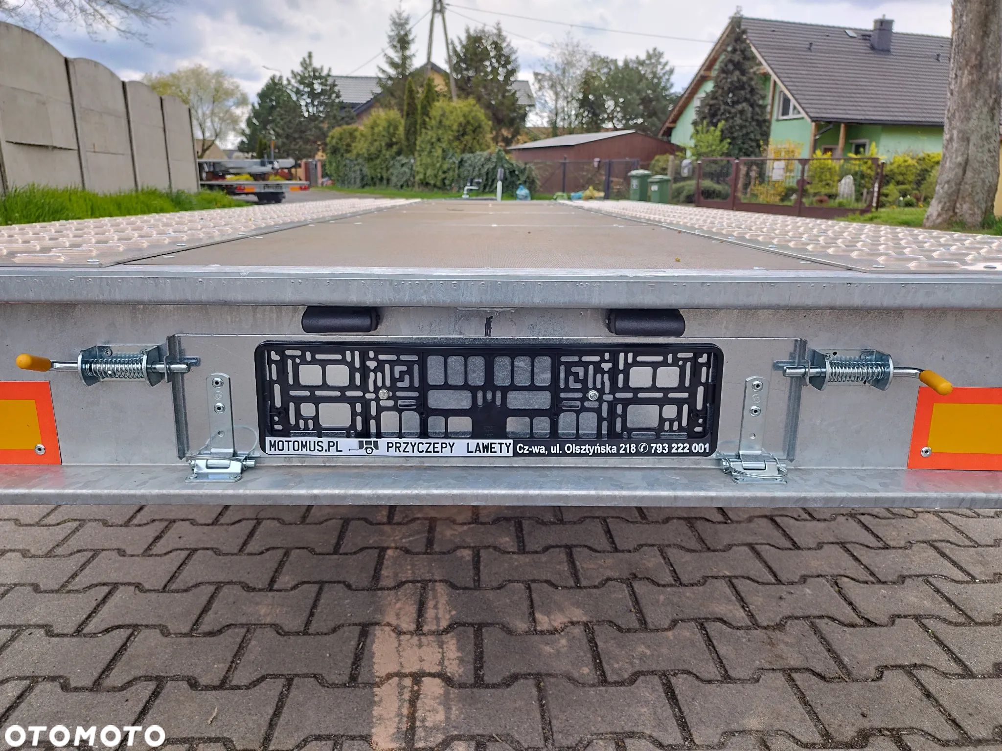 Niewiadów Laweta Niewiadów Mars 4,5x2,1m płaska bez rantu koła 13c wypełnienie sklejka mocna spawana rama - 10