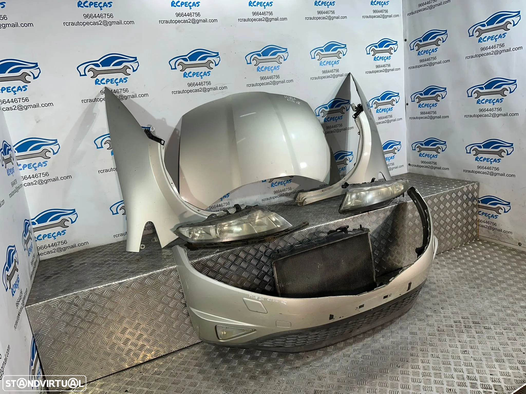 .Frente Completa Honda Civic 8 VIII MK8 FN1 FN2 FN3 FN4 FK1 FK2 FK3 2006-2011 - 3