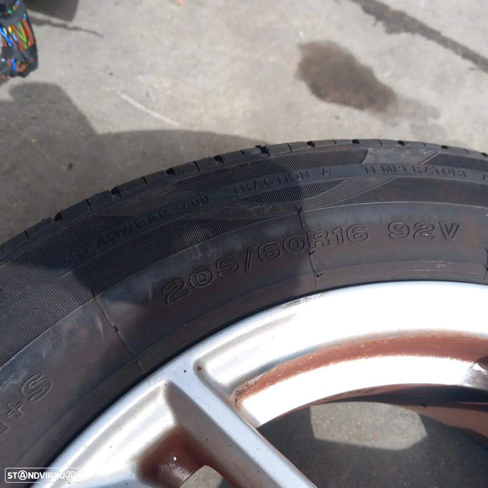 Jantes 16 ford focus mk4 com pneus bons 205 60 16 - 8