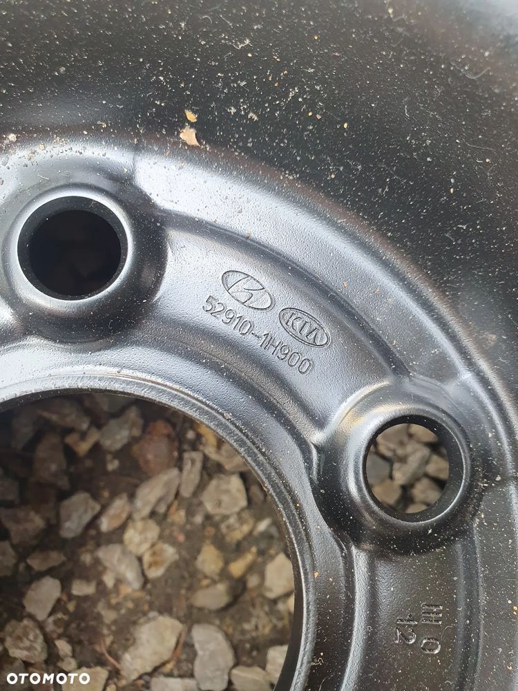 NOWE KOŁO DOJAZDOWE  KIA HYUNDAI R15" 4J ET30 5X114.3 KOŁO DOJAZDOWE ZAPAS 52910-1H900 - 3