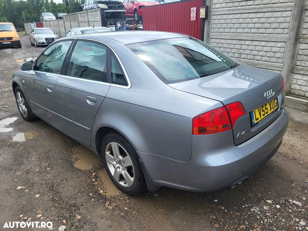 Usa fata stanga/Usa spate stanga/Usa fata dreapta/Usa spate dreapta/Capota spate/Stopuri/Bara spate Audi A4 B7 berlina