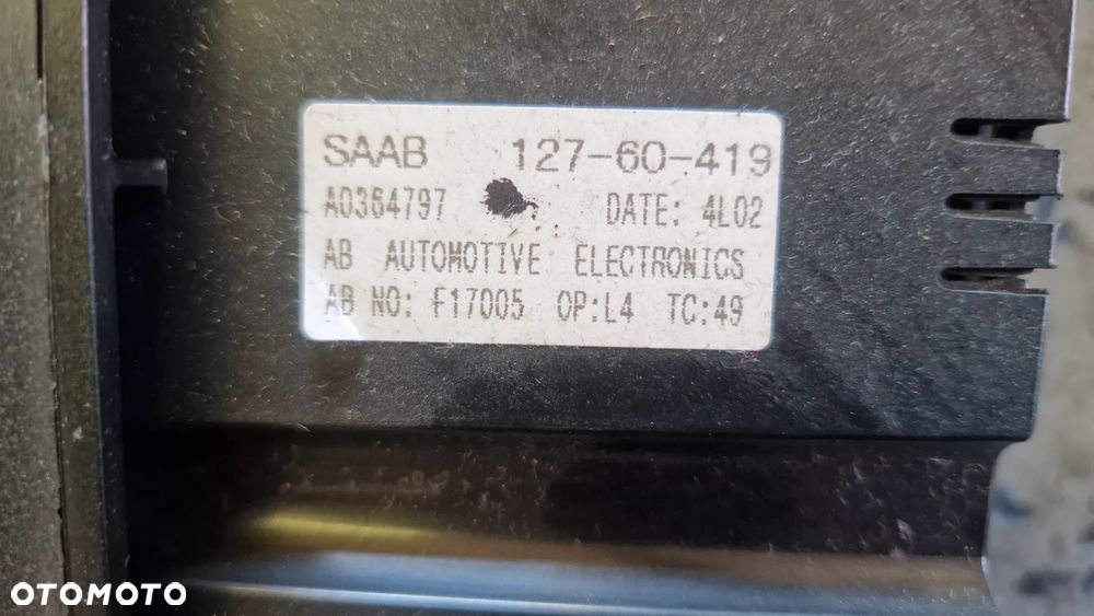 saab 95 9-5 panel nawiewu 12760419 - 3