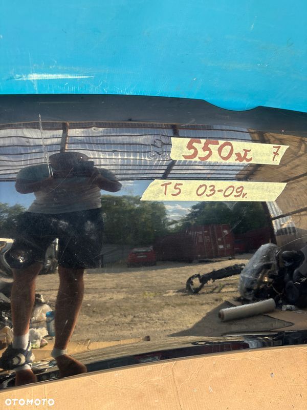 VW T5 TRANSPORTER MULTIVAN CARAVELLA 03- maska czarny metalik bez rdzy - 3