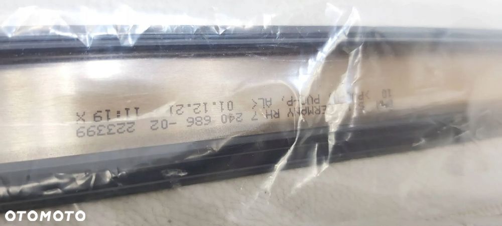 listwa dachowa dachu lewa prawa bmw f20 czarne nowe 51137319535 51137319536 - 5