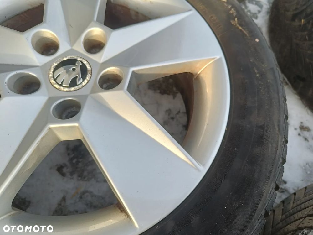 Felgi Aluminiowe 16 Skoda Octavia 3 5x112 ET46 5E0601025H Koła VW Seat Audi 6,5Jx16H2 - 8