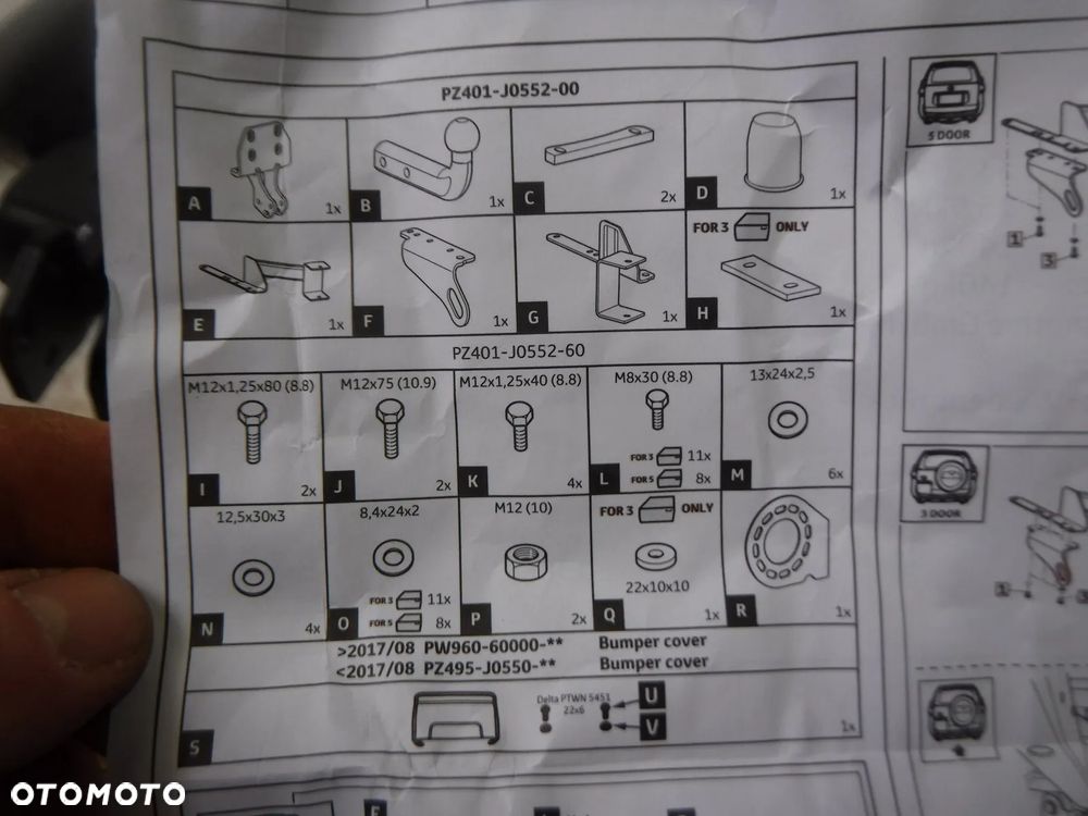 TOYOTA LAND CRUISER J150 hak holowniczy nowy oryginał - 8