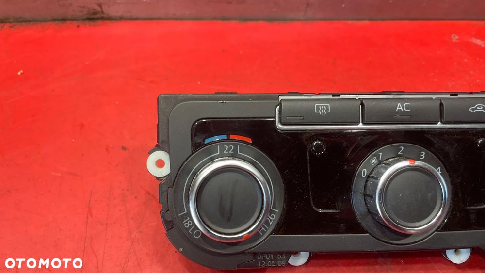 VW Caddy  Panel Sterowania Przełącznik Klimatyzacji 5HB009751 - 2