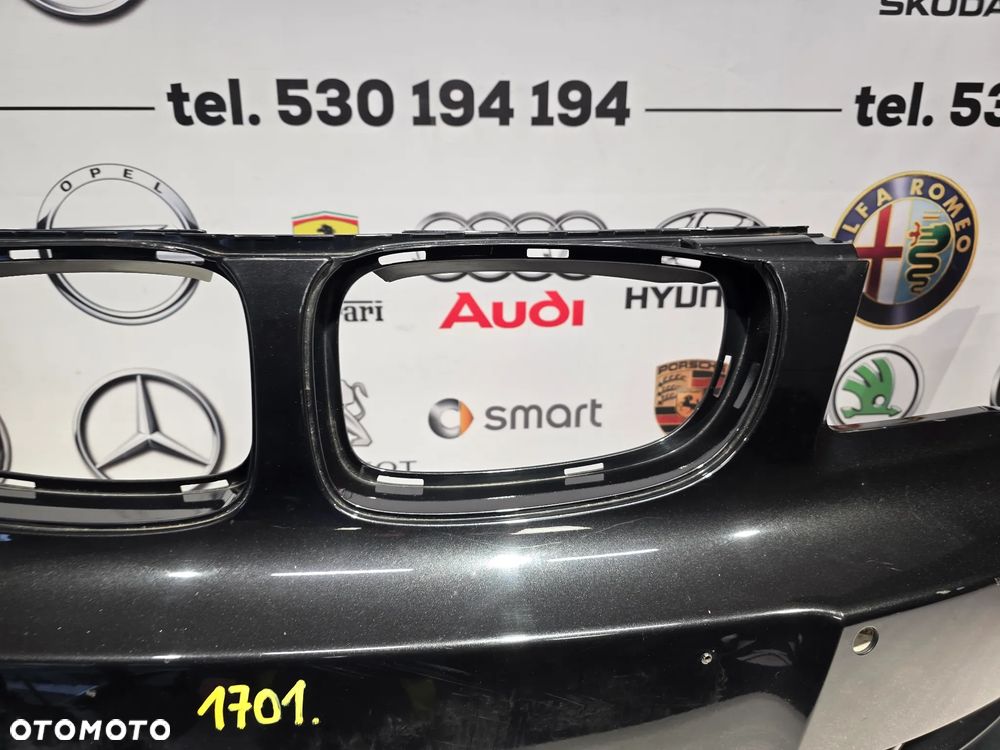 BMW E82 / E88 COUPE / CABRIO 08-12 ZDERZAK PRZEDNI PRZÓD NA 4xPDC , NR 51117166791 / 7166791 , NR AUKCJI NZ1701 - 13