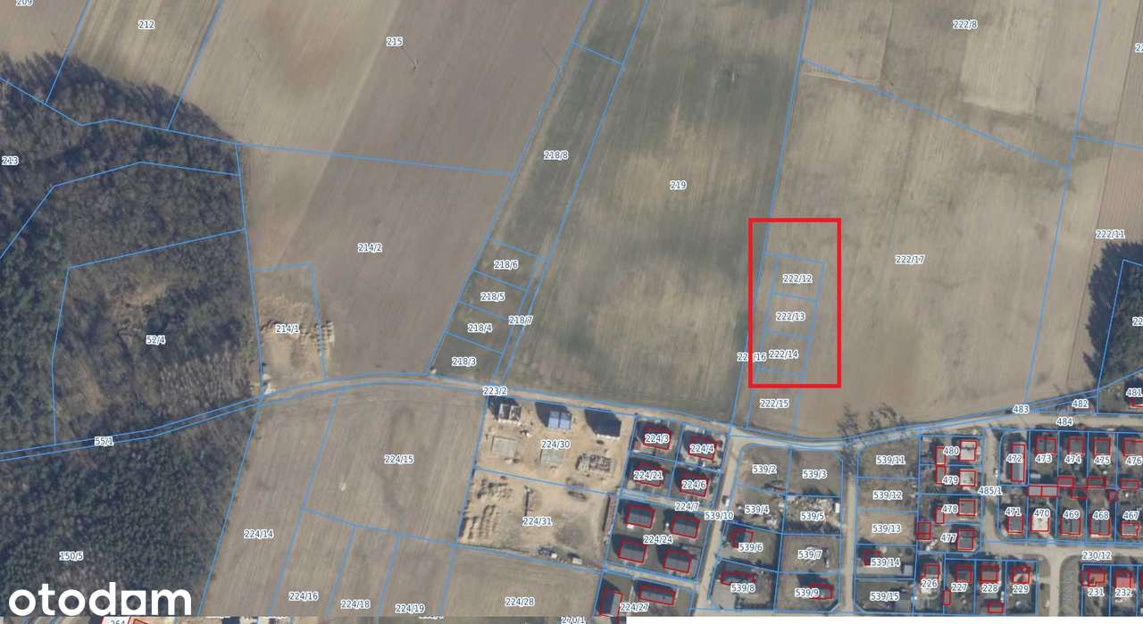 Działki budowlane w spokojnej okolicy, 3x 750 m² - Pełny obrazek: 2/3