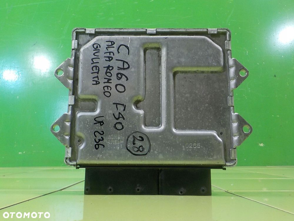 ALFA ROMEO GIULIETTA 1.4 TB 10r HB 5D sterownik komputer silnika 51896758 - 2