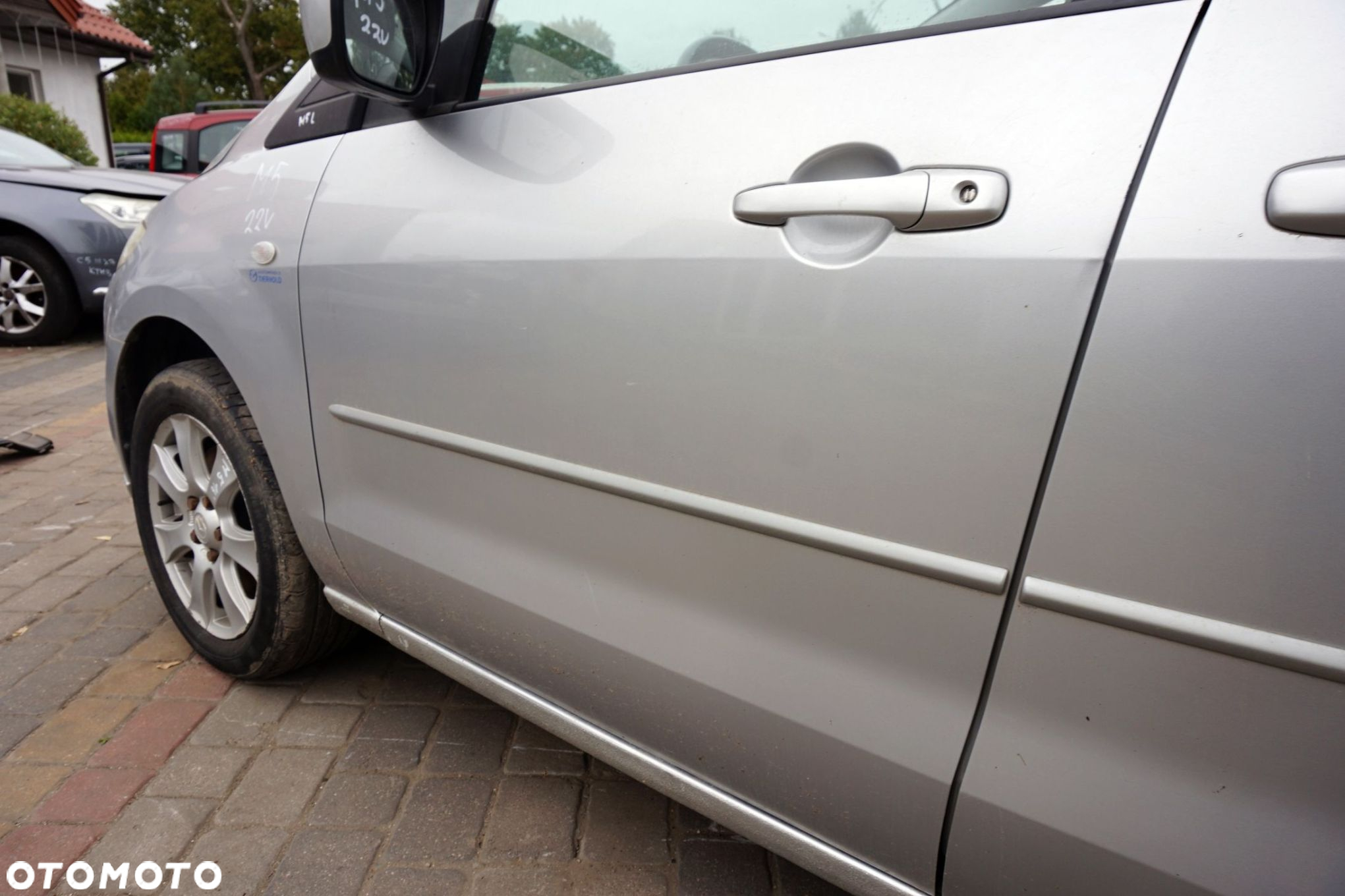 DRZWI PRZEDNIE LEWE 5 CR19 I 22V  SREBRNY MAZDA 2005-2008 - 4