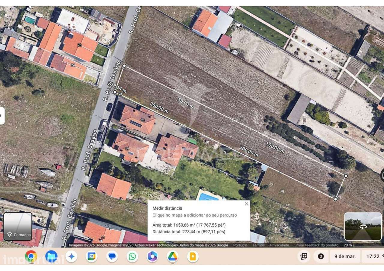 Terreno com 14 m de frente, Gafanha da Encarnação - Grande imagem: 3/8