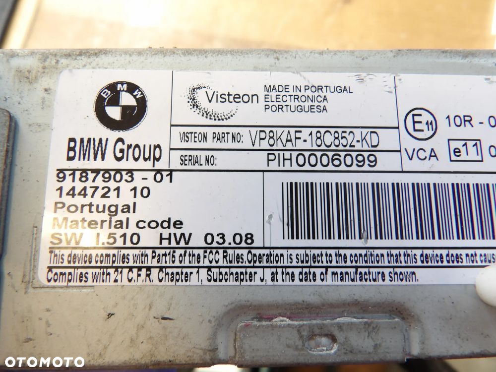 BMW - E60,E61 - RADIOODTWARZACZ - CD - 9187903 - 3