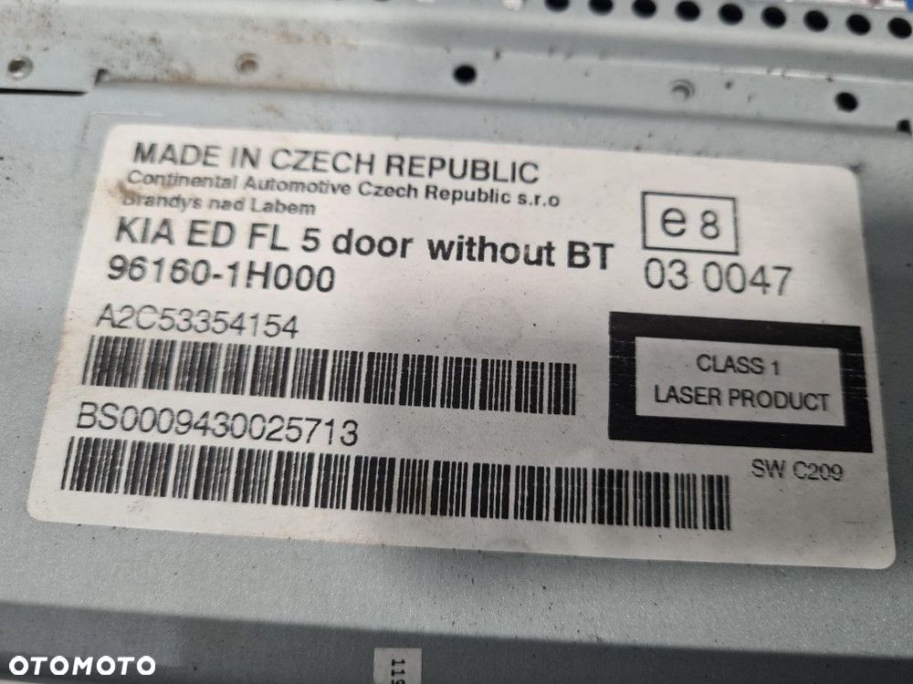 KIA CEED I LIFT RADIO 96160-1H000 - 5