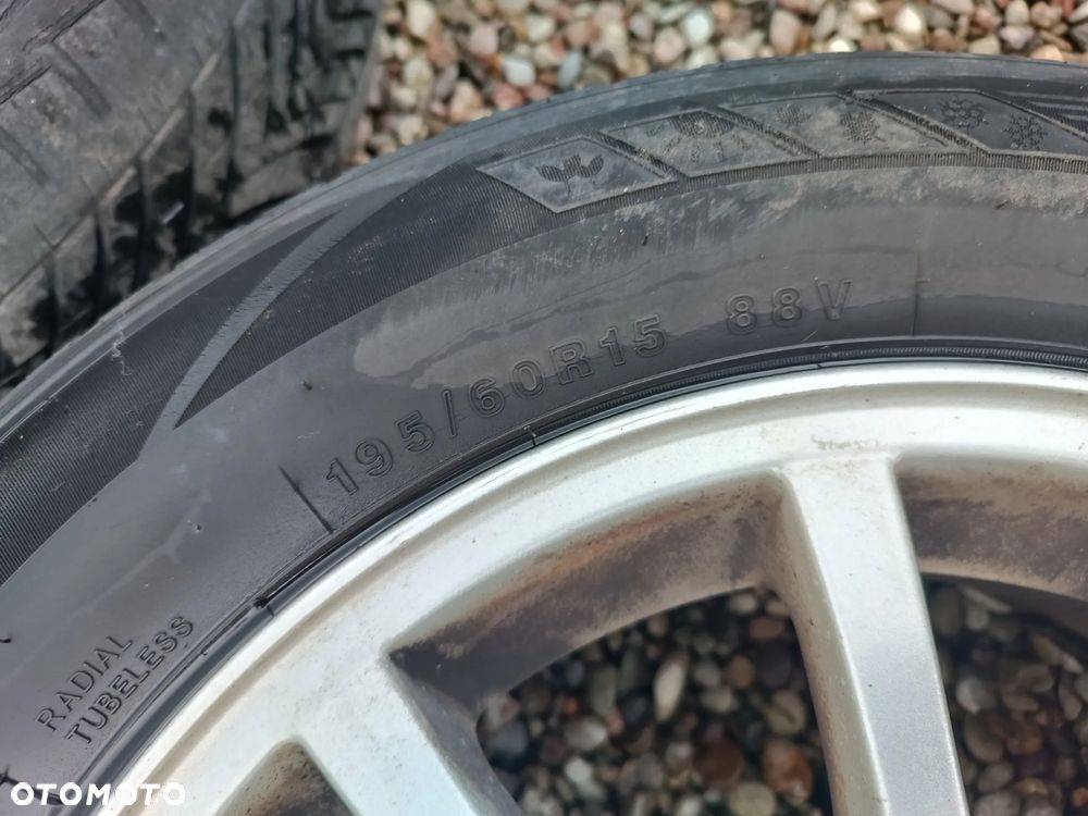 Volvo S40 V40 S60 V70 Koła felgi aluminiowe 15x6J ET44 4x114,3 alusy 195/60 - 6